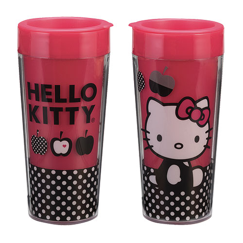 Hello Kitty 16 oz. Plastic Travel Mug